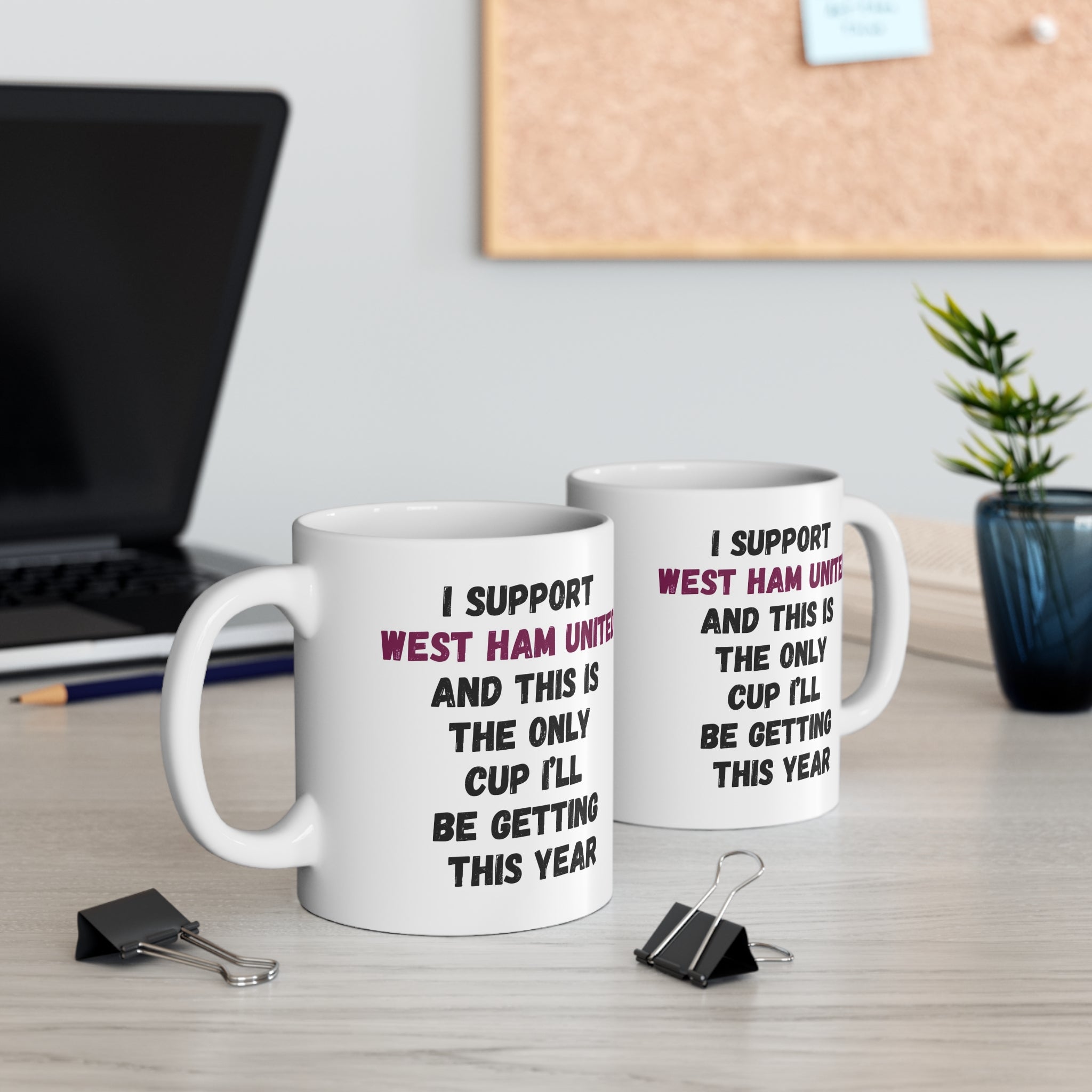 West Ham United Fan Mug - Football Fan Gift