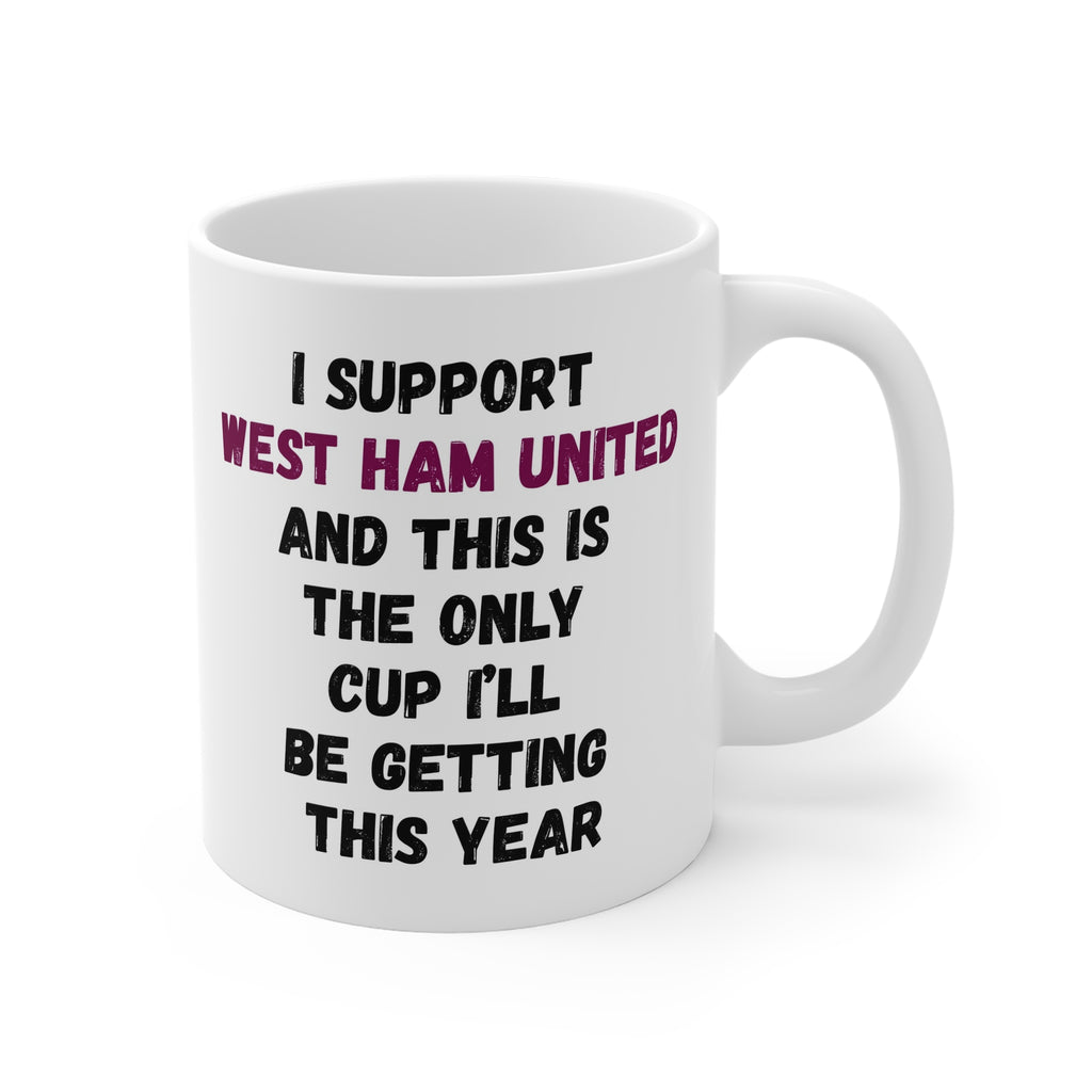 West Ham United Fan Mug - Football Fan Gift