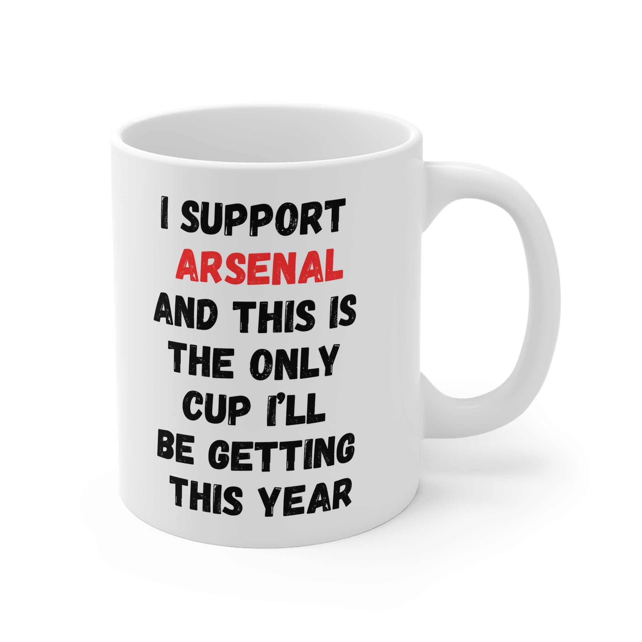 Arsenal Supporter Mug - Football Fan Gift