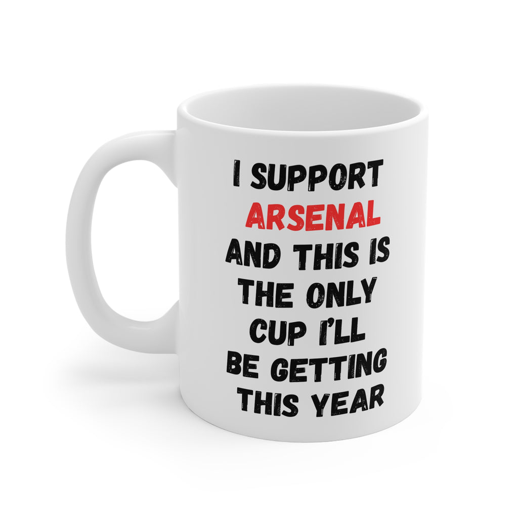 Arsenal Supporter Mug - Football Fan Gift