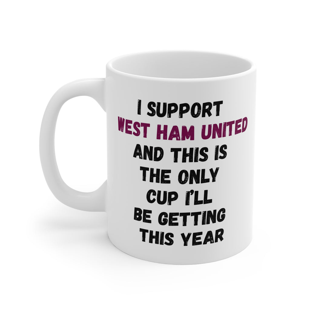West Ham United Fan Mug - Football Fan Gift